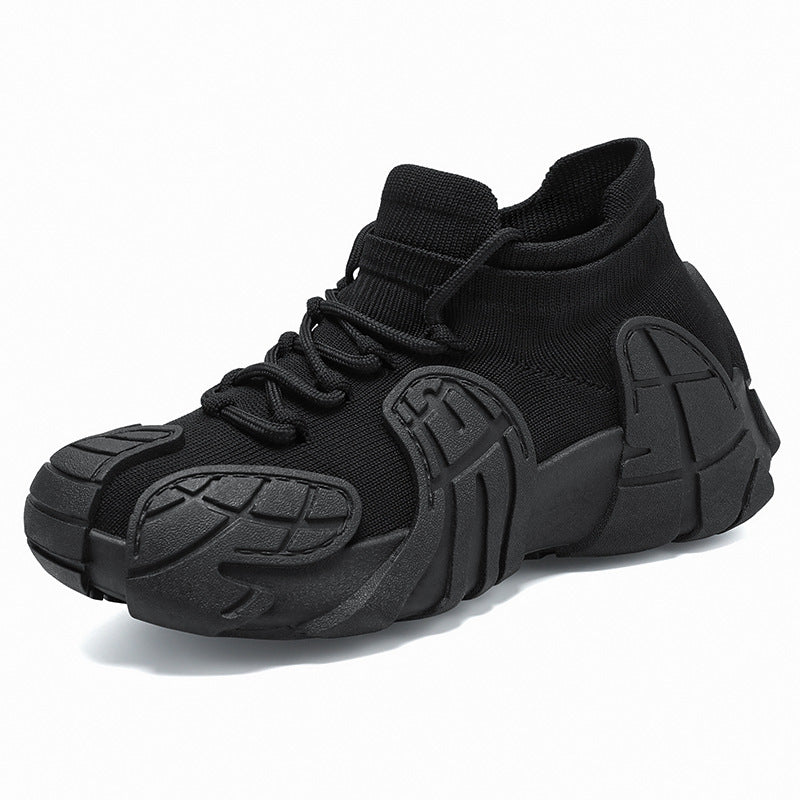 Fashion Retro Sneaker Flyknit Casual Shoes Platform