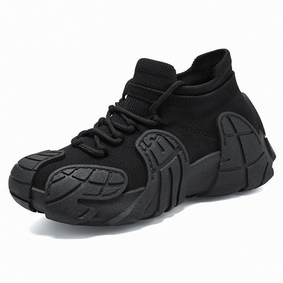 Fashion Retro Sneaker Flyknit Casual Shoes Platform