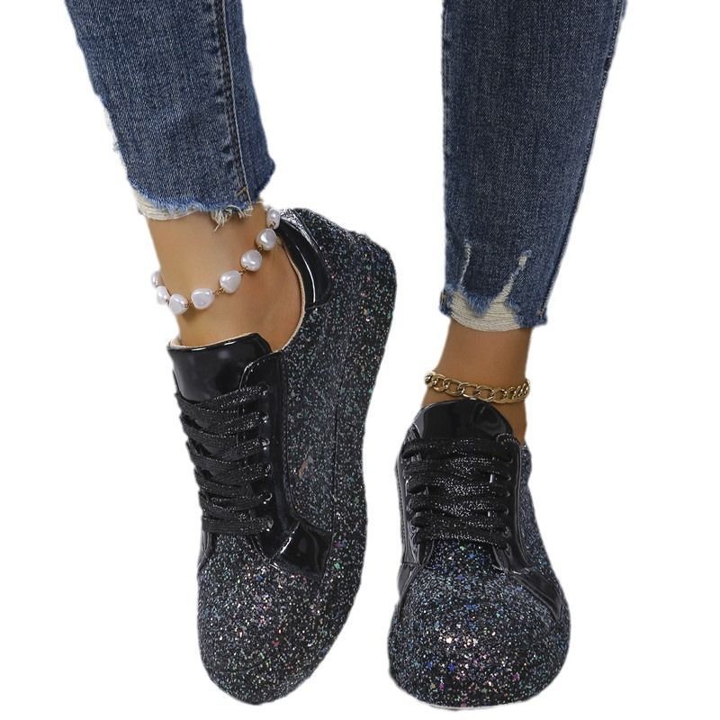 Plus Size Sequins Casual Fashion Shoes Women
