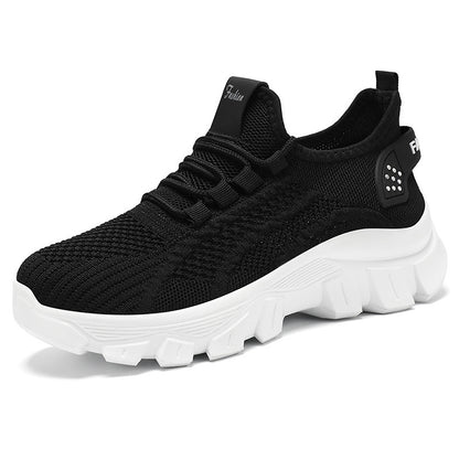 Women's Sneaker Breathable Running Thick Bottom
