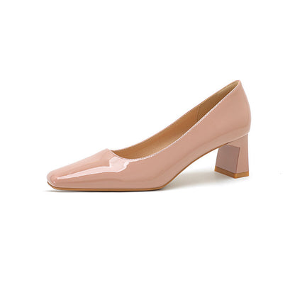 Classic Style High Heel Patent Leather  Shoes