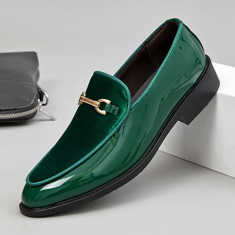 Patent Leather Shiny Shoes Lightweight  Casual