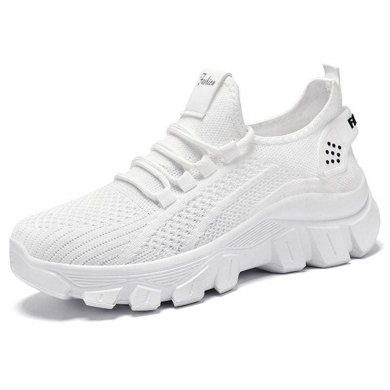 Women's Sneaker Breathable Running Thick Bottom
