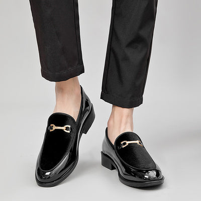 Patent Leather Shiny Shoes Lightweight  Casual