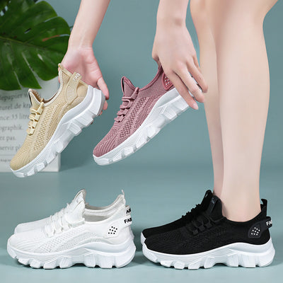 Women's Sneaker Breathable Running Thick Bottom