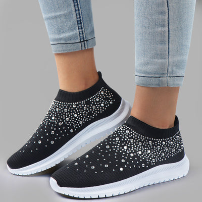 European And American Plus Size Rhinestone Stretch