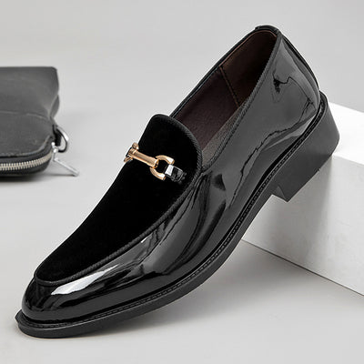 Patent Leather Shiny Shoes Lightweight  Casual