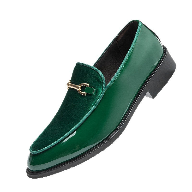 Patent Leather Shiny Shoes Lightweight  Casual