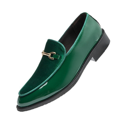Patent Leather Shiny Shoes Lightweight  Casual